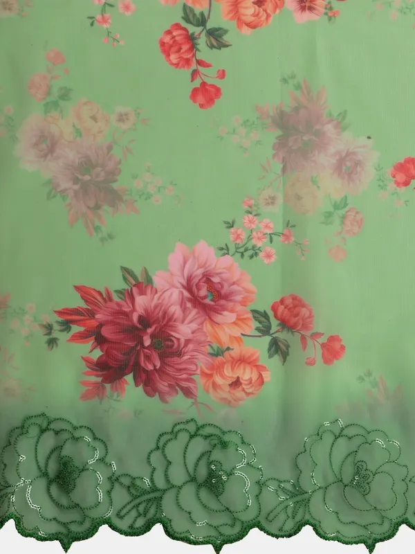 Suha_Womens_Grand_Fashion_Ethnic_Green_Color_Saree