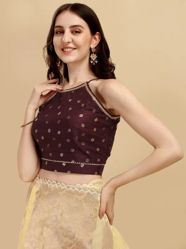 Suha_Womens_Grand_Fashion_Ethnic_Yellow_Color_Saree