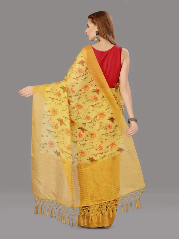 Suha_Womens_Grand_Fashion_Ethnic_Mustard_Color_Saree