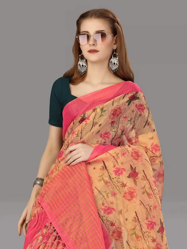 Suha_Womens_Grand_Fashion_Ethnic_Pink_Color_Saree