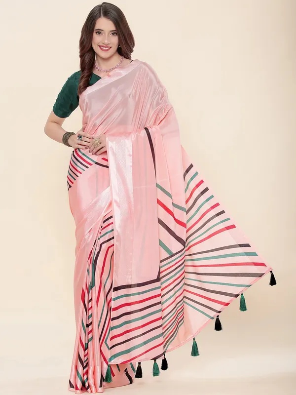 Suha_Womens_Grand_Fashion_Ethnic_Peach_Color_Saree