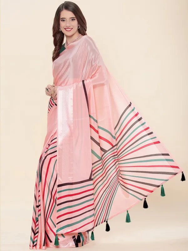 Suha_Womens_Grand_Fashion_Ethnic_Peach_Color_Saree