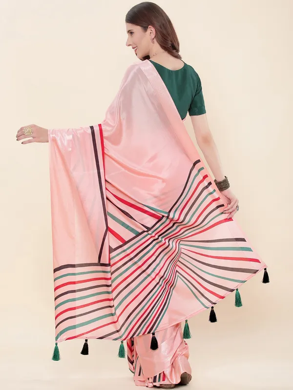 Suha_Womens_Grand_Fashion_Ethnic_Peach_Color_Saree