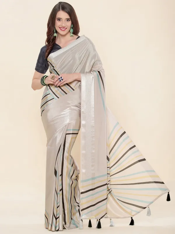 Suha_Womens_Grand_Fashion_Ethnic_Grey_Color_Saree