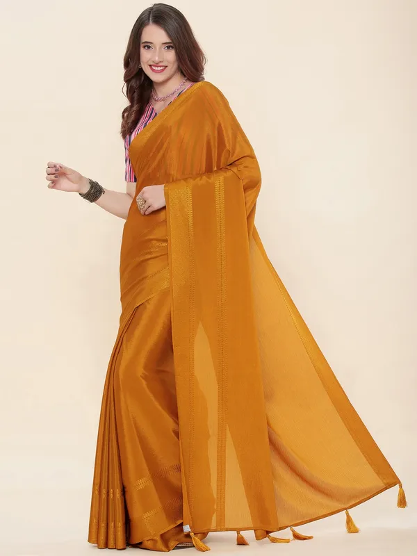 Suha_Womens_Grand_Fashion_Ethnic_Mustard_Color_Saree
