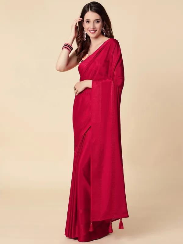 Suha_Womens_Grand_Fashion_Ethnic_Red_Color_Saree