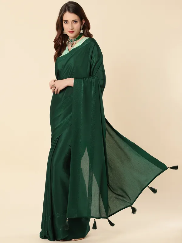 Suha_Womens_Grand_Fashion_Ethnic_Green_Color_Saree