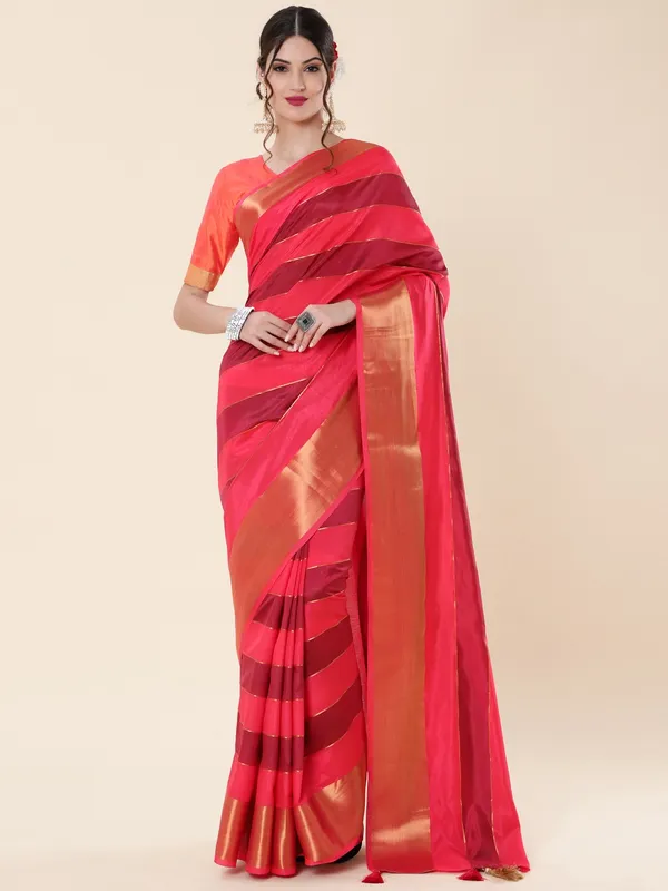 Suha_Womens_Grand_Fashion_Ethnic_Pink_Color_Saree
