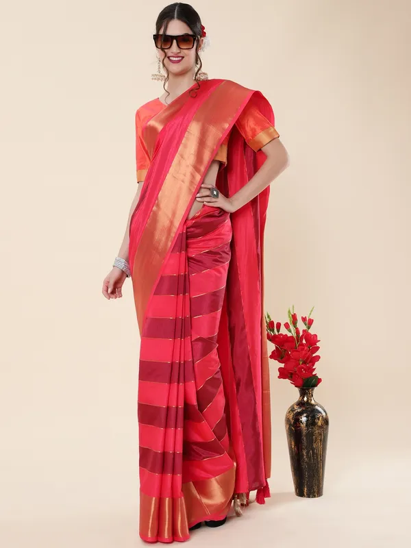 Suha_Womens_Grand_Fashion_Ethnic_Pink_Color_Saree