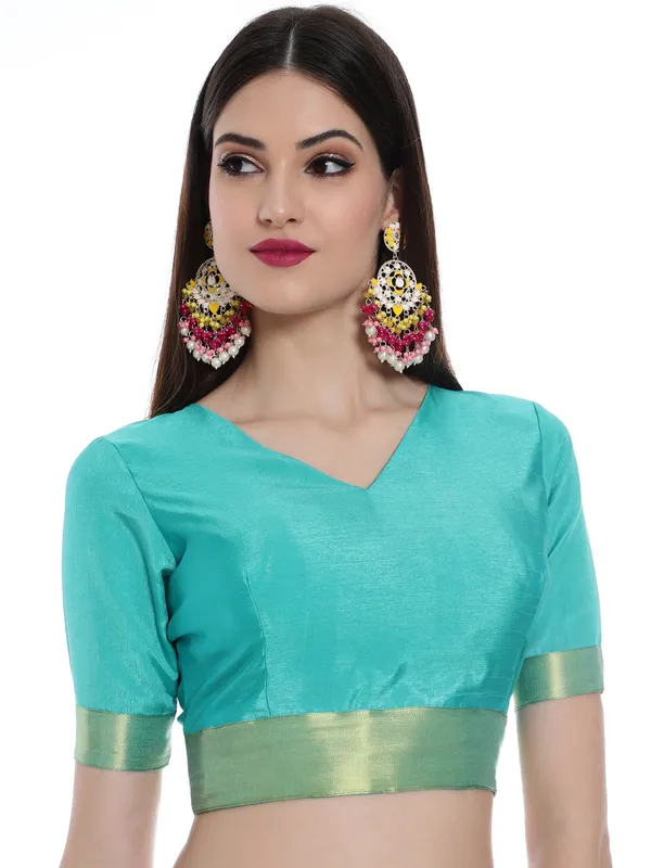 Suha_Womens_Grand_Fashion_Ethnic_Green_Color_Saree