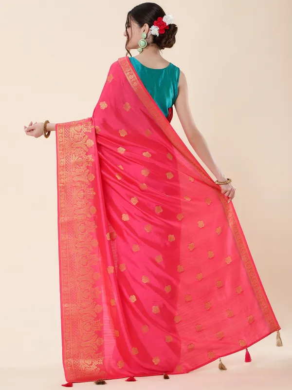 Suha_Womens_Grand_Fashion_Ethnic_Pink_Color_Saree