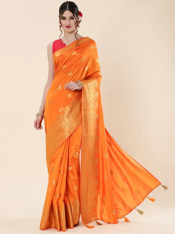 Suha_Womens_Grand_Fashion_Ethnic_Mustard_Color_Saree