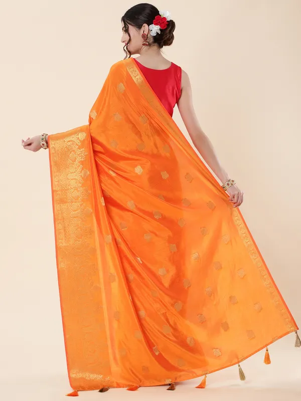 Suha_Womens_Grand_Fashion_Ethnic_Mustard_Color_Saree