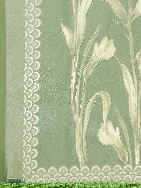 Suha_Womens_Grand_Fashion_Ethnic_Green_Color_Saree