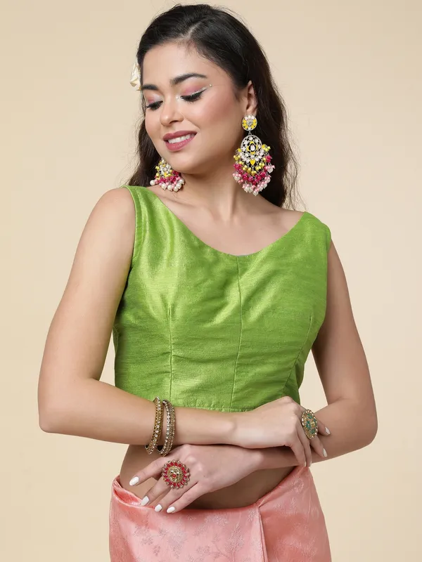 Suha_Womens_Grand_Fashion_Ethnic_Peach_Color_Saree