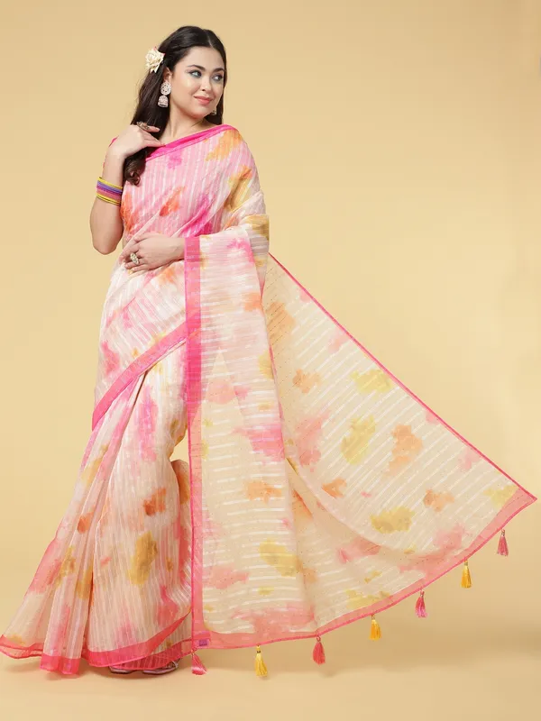 Suha_Womens_Grand_Fashion_Ethnic_Pink_Color_Saree