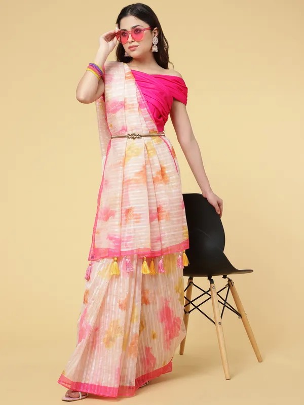 Suha_Womens_Grand_Fashion_Ethnic_Pink_Color_Saree