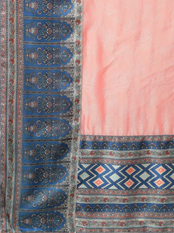 Suha_Womens_Grand_Fashion_Ethnic_Peach_Color_Saree