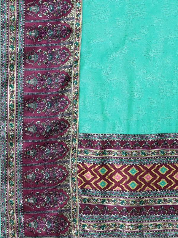 Suha_Womens_Grand_Fashion_Ethnic_Turquoise_Blue_Color_Saree