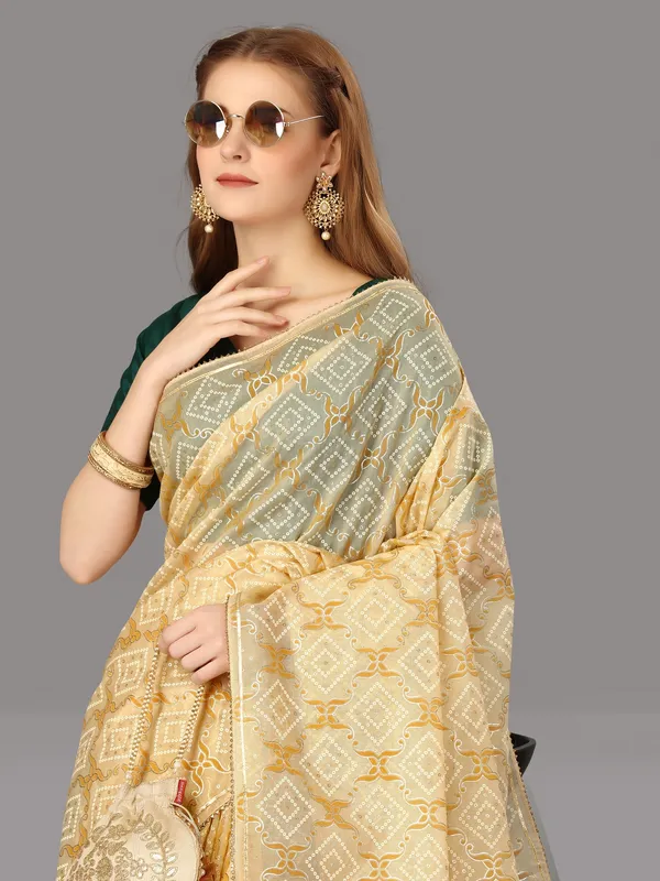 Suha_Womens_Grand_Fashion_Ethnic_Beige_Color_Saree