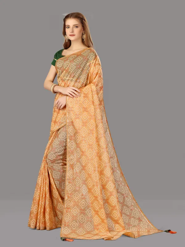Suha_Womens_Grand_Fashion_Ethnic_Orange_Color_Saree