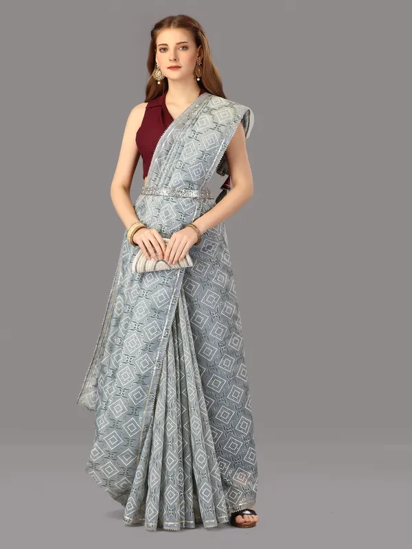Suha_Womens_Grand_Fashion_Ethnic_Blue_Color_Saree