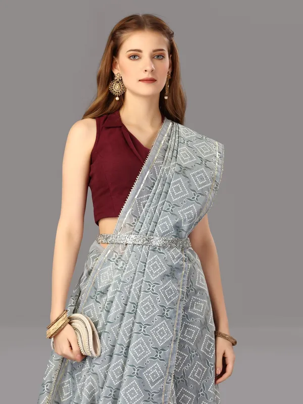 Suha_Womens_Grand_Fashion_Ethnic_Blue_Color_Saree