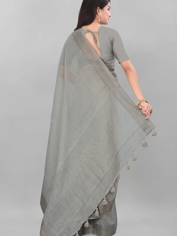 Suha_Womens_Grand_Fashion_Ethnic_Grey_Color_Saree