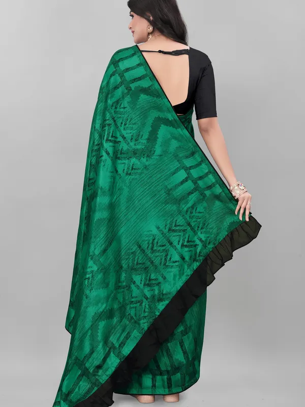 Suha_Womens_Grand_Fashion_Ethnic_Green_Color_Saree