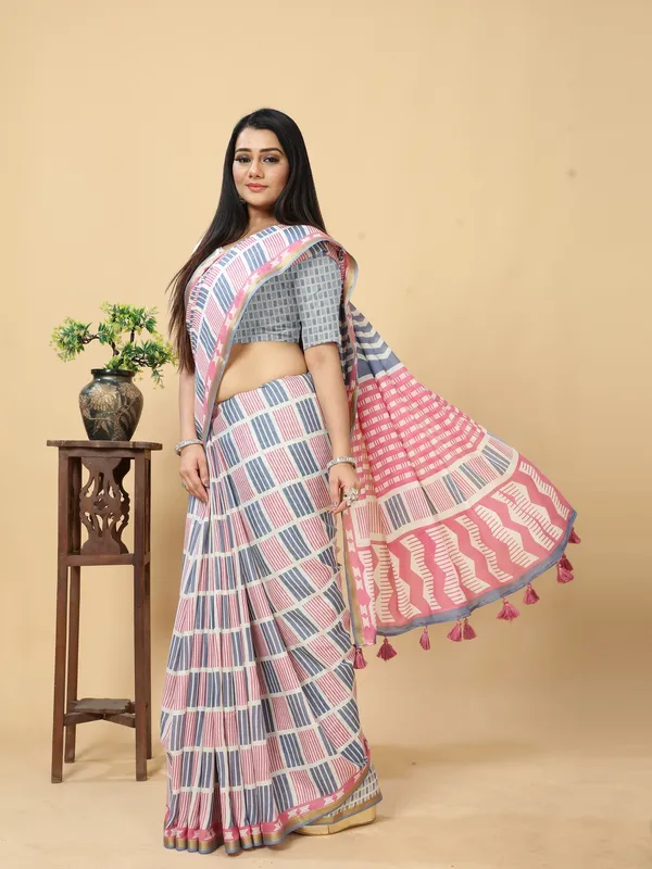 Suha_Womens_Grand_Fashion_Ethnic_Blue_Color_Saree