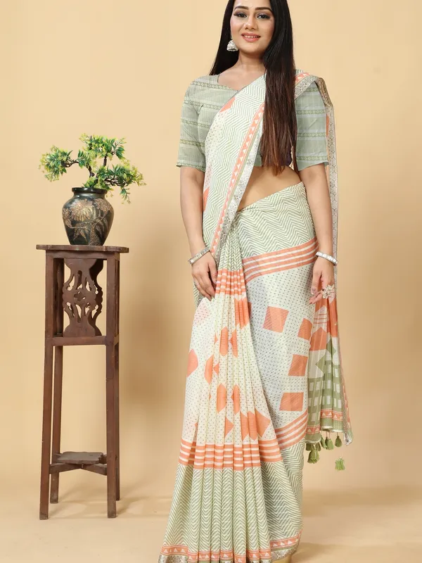 Suha_Womens_Grand_Fashion_Ethnic_Green_Color_Saree