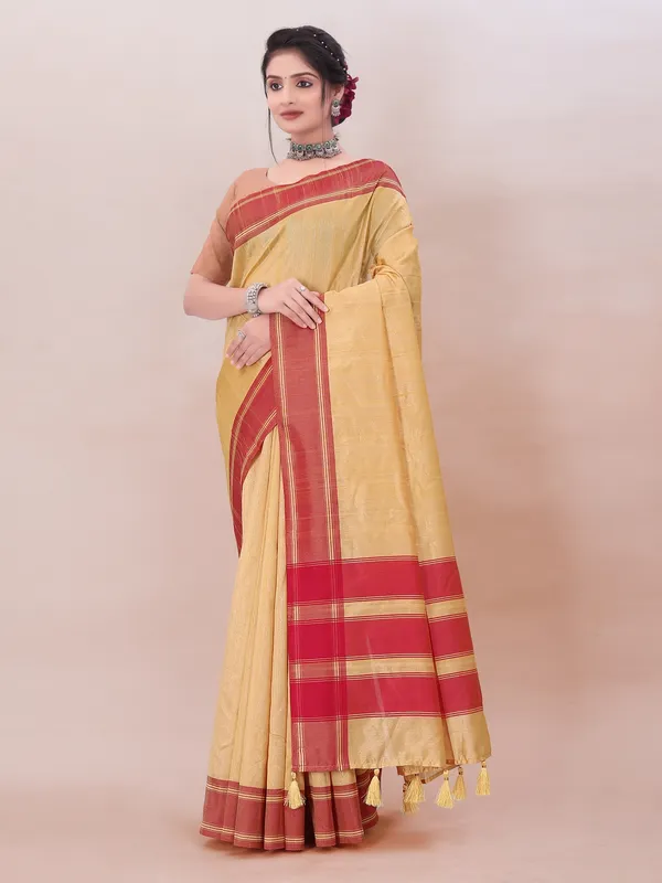 Suha_Womens_Grand_Fashion_Ethnic_Yellow_Color_Saree