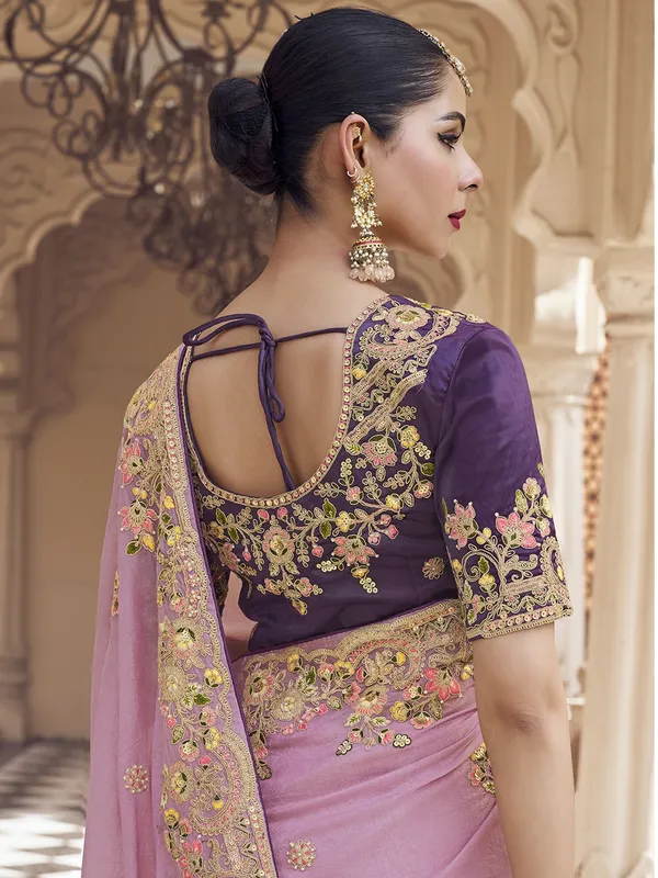 Suha_Womens_Premium_Fashion_Ethnic_Purple_Color_Saree