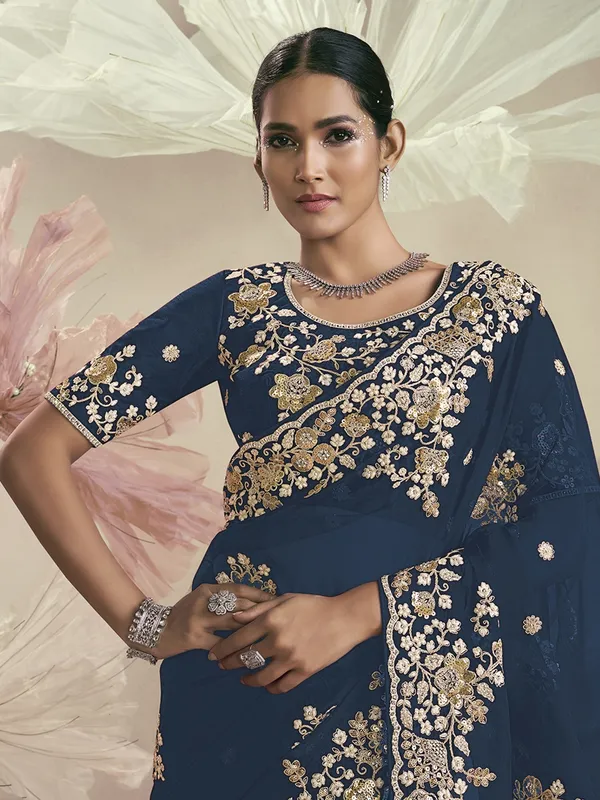 Suha_Womens_Premium_Fashion_Ethnic_Green_Color_Saree