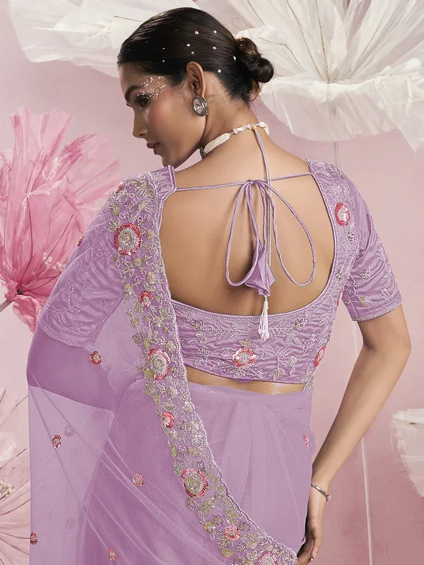 Suha_Womens_Premium_Fashion_Ethnic_Purple_Color_Saree
