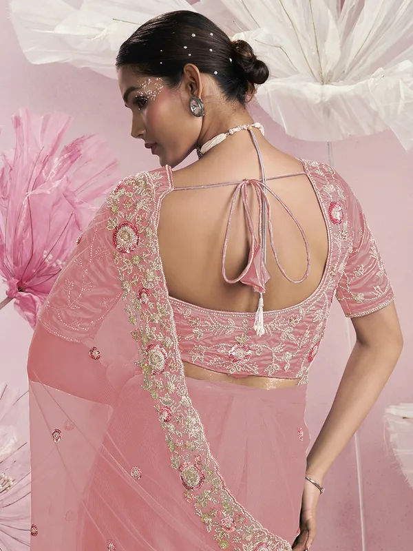 Suha_Womens_Premium_Fashion_Ethnic_Pink_Color_Saree