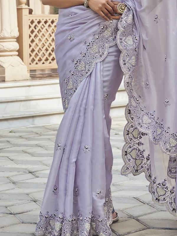 Suha_Womens_Premium_Fashion_Ethnic_Purple_Color_Saree