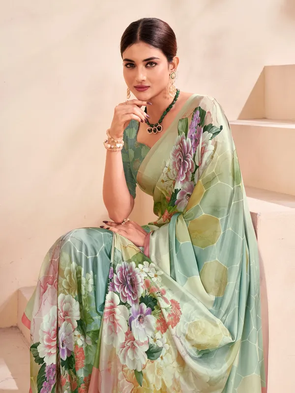 Suha_Womens_Fashion_Ethnic_Multicolor_Printed_Saree