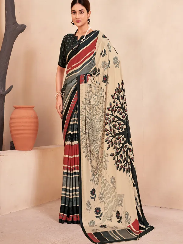 Suha_Womens_Fashion_Ethnic_Multicolor_Printed_Saree