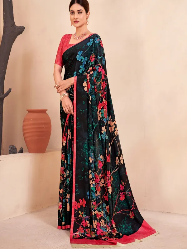 Suha_Womens_Fashion_Ethnic_Multicolor_Printed_Saree
