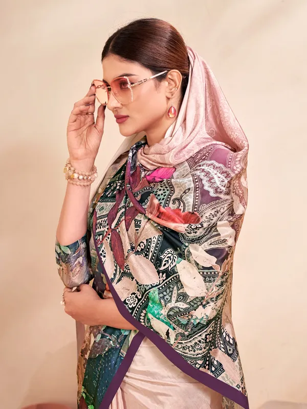 Suha_Womens_Fashion_Ethnic_Multicolor_Printed_Saree