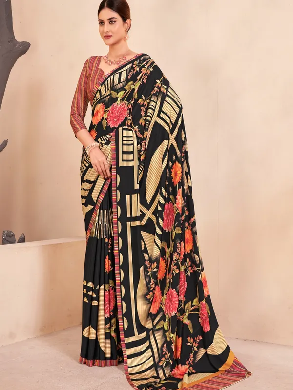 Suha_Womens_Fashion_Ethnic_Multicolor_Printed_Saree