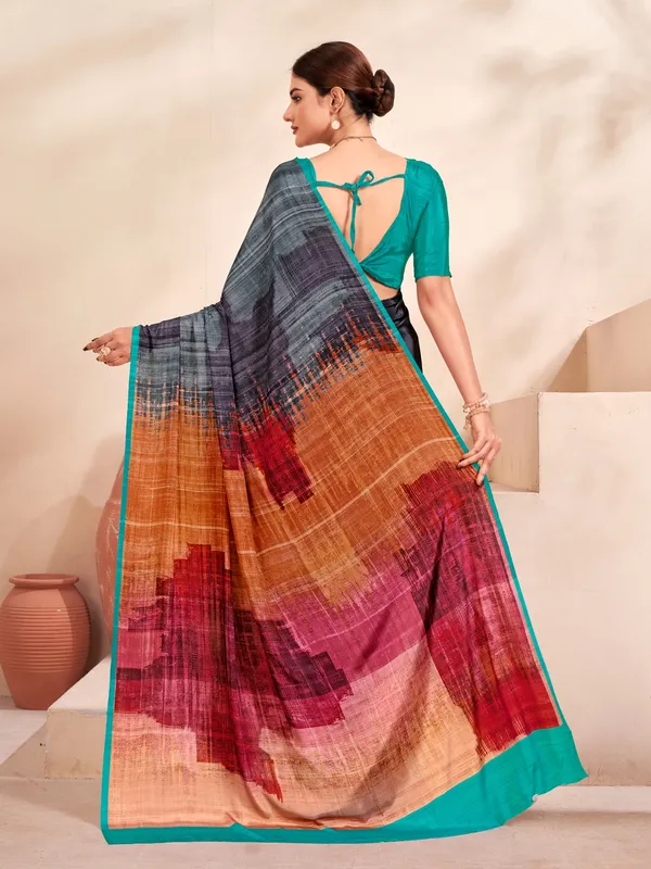 Suha_Womens_Fashion_Ethnic_Multicolor_Printed_Saree