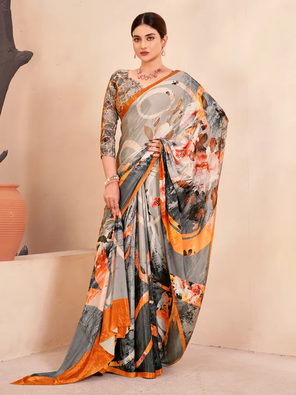 Suha_Womens_Fashion_Ethnic_Multicolor_Printed_Saree