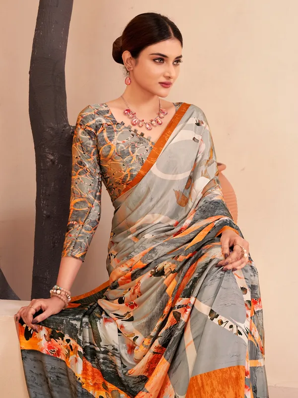 Suha_Womens_Fashion_Ethnic_Multicolor_Printed_Saree