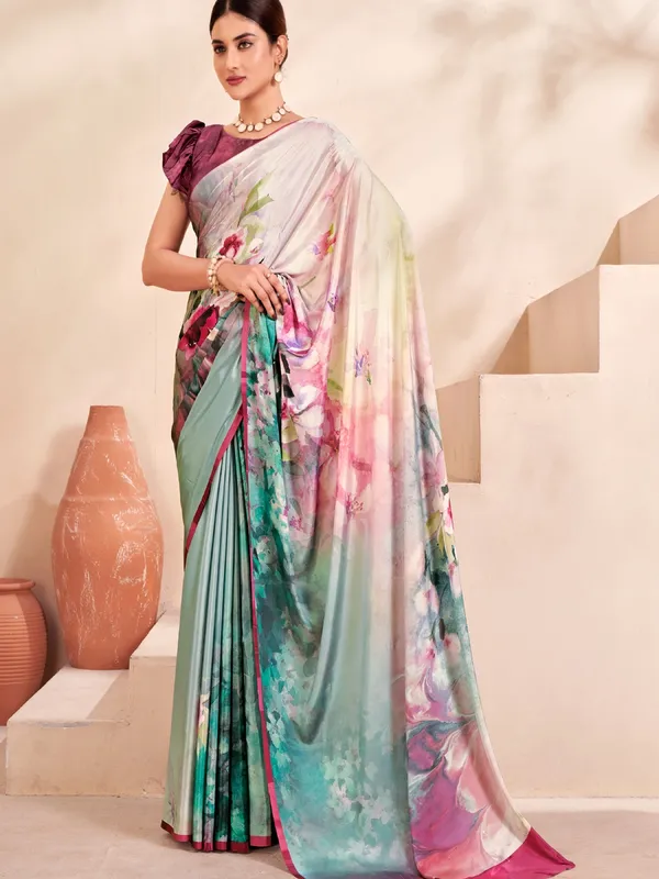 Suha_Womens_Fashion_Ethnic_Multicolor_Printed_Saree