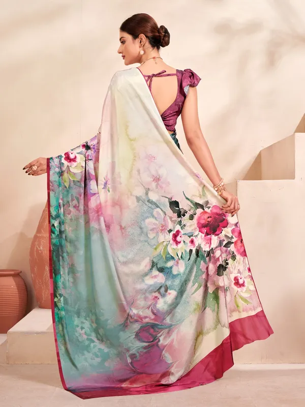 Suha_Womens_Fashion_Ethnic_Multicolor_Printed_Saree