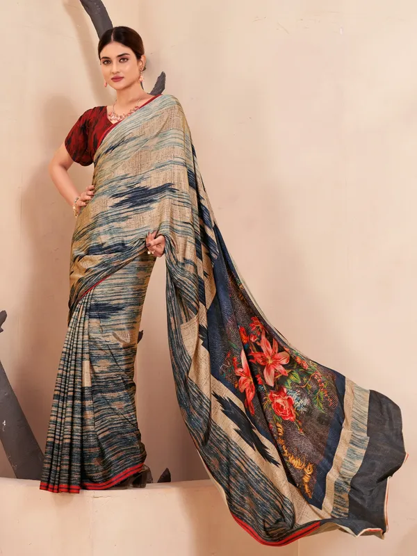 Suha_Womens_Fashion_Ethnic_Multicolor_Printed_Saree