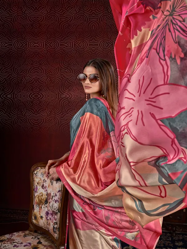 Suha_Womens_Fashion_Ethnic_Multicolor_Printed_Saree