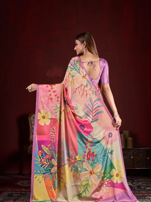 Suha_Womens_Fashion_Ethnic_Multicolor_Printed_Saree